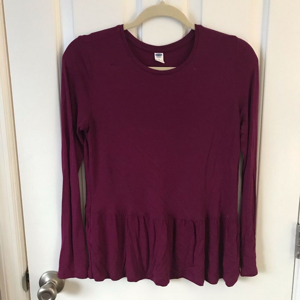 Old Navy Top with Subtle Ruffle